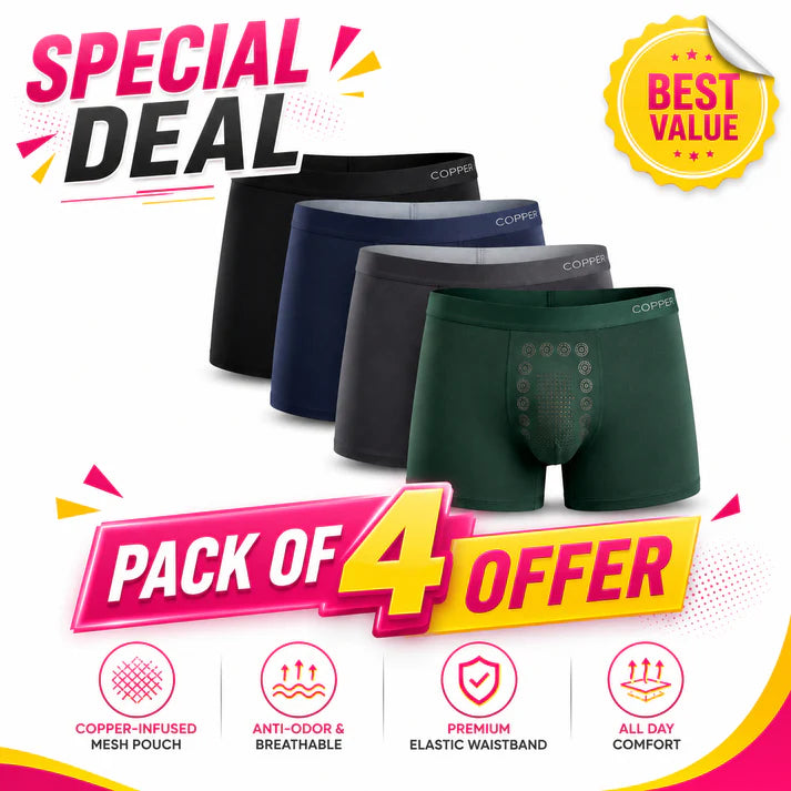 Pack of 4 Offer 😍 Men's Special Underwears