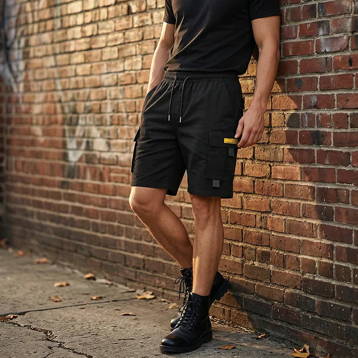 Pack of 4 Offer 😍 Men’s Premium-Capri Cargo Pants | Black, Grey, Blue & Green