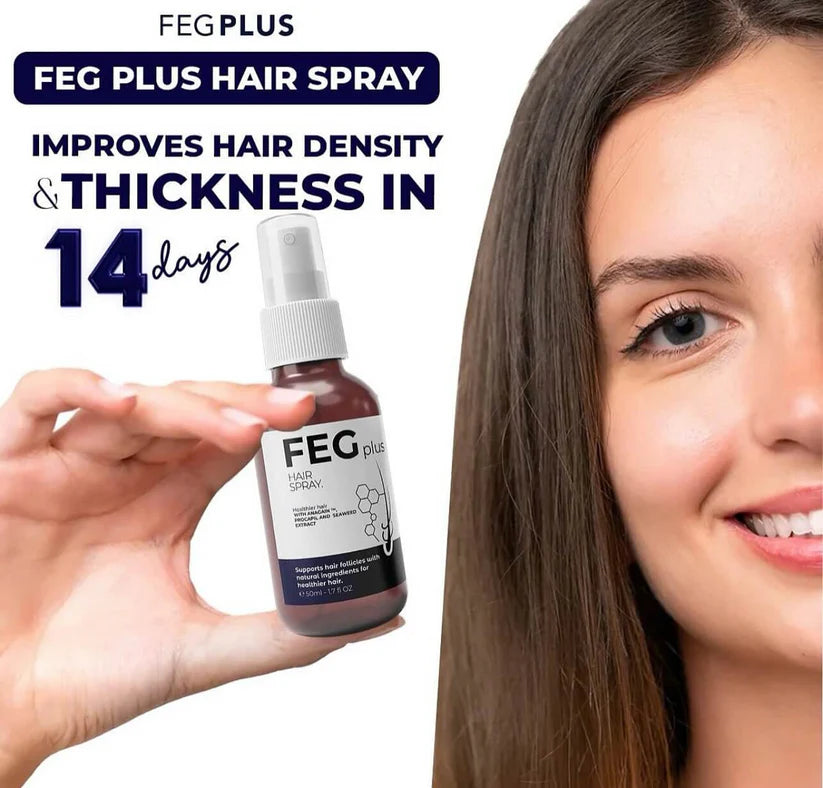 FEG PLUS HAIR SERUM (Buy 1 Get 1 Free) (Derma Roller Free)