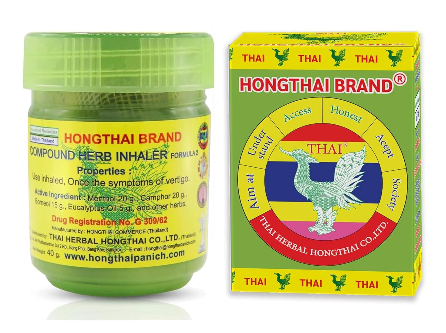 Hong Thai Traditional Herbal Inhaler 🌿🌬️ ( Buy 1 Get 1 FREE🔥🔥)