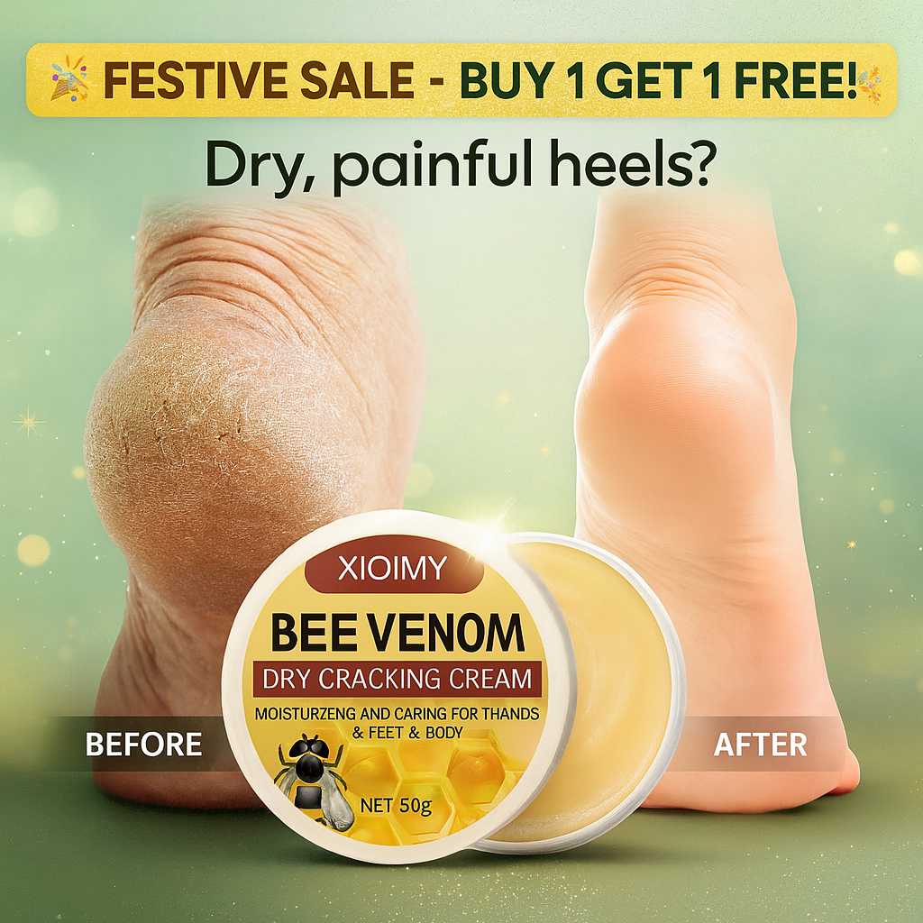 BeeRelief™ - Bee Venom Dry Crack Cream - ( Buy 1 Get 1 FREE 🔥🔥)
