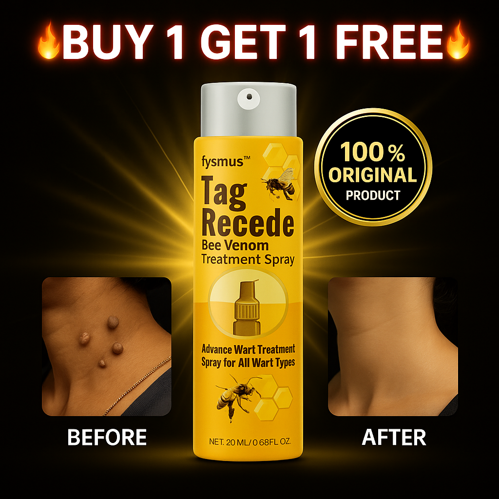 Original Bee Venom Wart & Skin Tag Remover Spray -(Buy 1 Get 1 FREE🔥🔥)