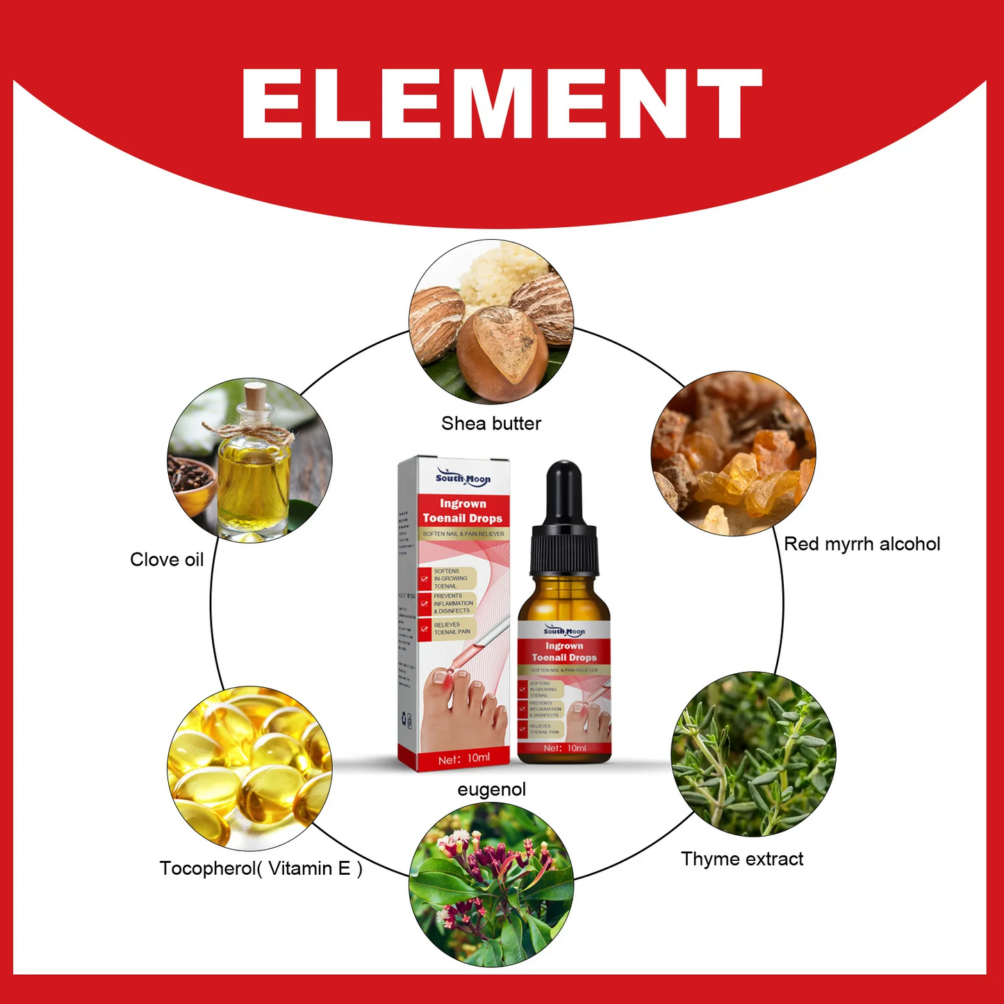 Southmoon Ingrown Toenail Drops Nail Repair Oil (BUY 1 GET 1 FREE🔥🔥)