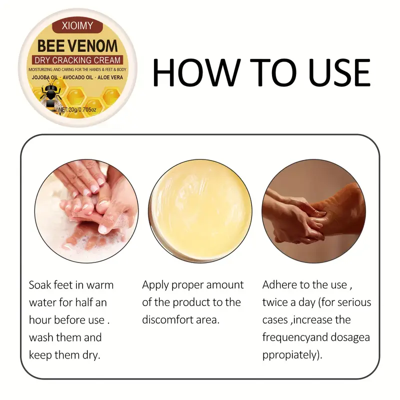 BeeRelief™ - Bee Venom Dry Crack Cream - ( Buy 1 Get 1 FREE 🔥🔥)