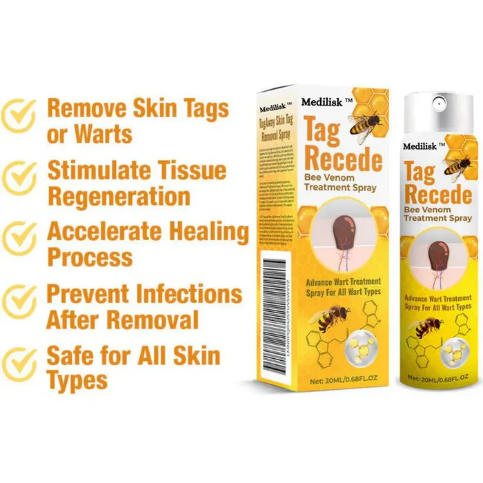 Original Bee Venom Wart & Skin Tag Remover Spray -(Buy 1 Get 1 FREE🔥🔥)